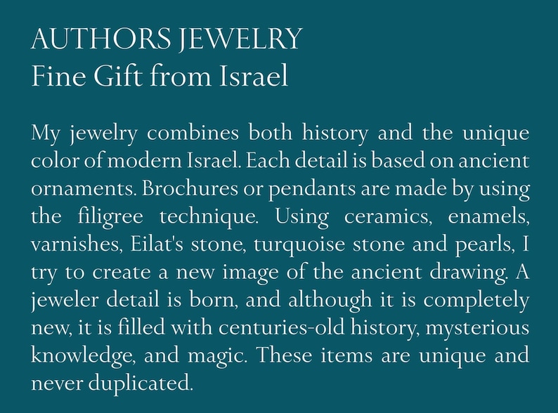 Collier Grenade d'Israël, Grenat, Or et Argent – Bijou artisanal israélien, cadeau idéal pour elle. Grenat, fruit de Jérusalem, cadeau de Terre Sainte. image 9