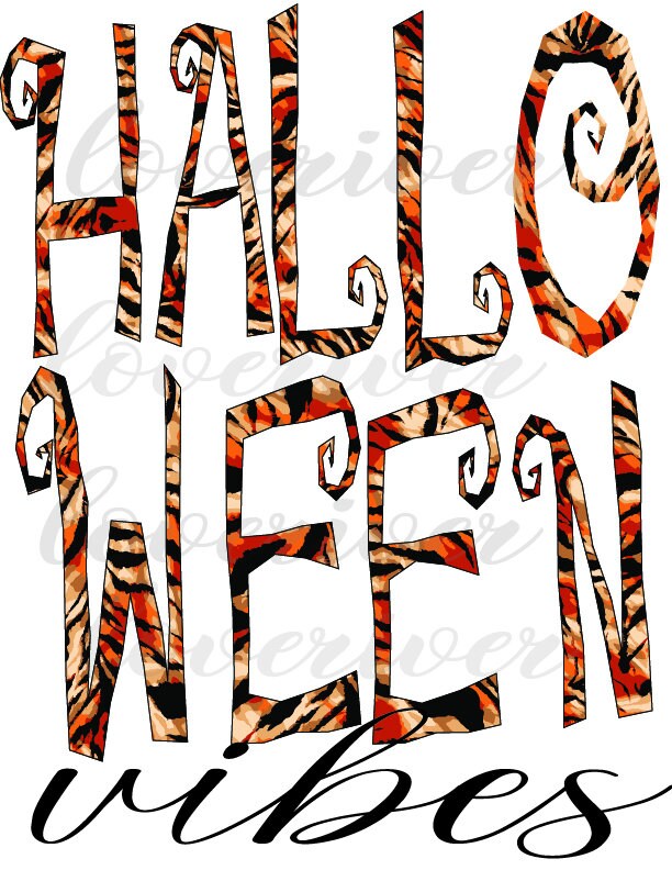 Halloween Vibes downloads png digital Downloads | Etsy