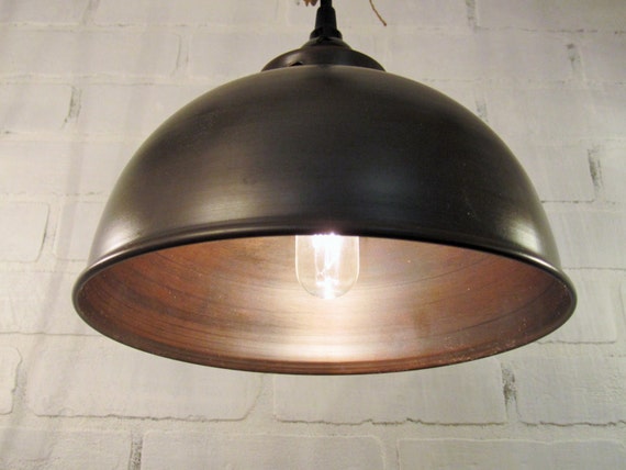 Metal Dome Pendant Lighting Lighting Pendant Light Etsy