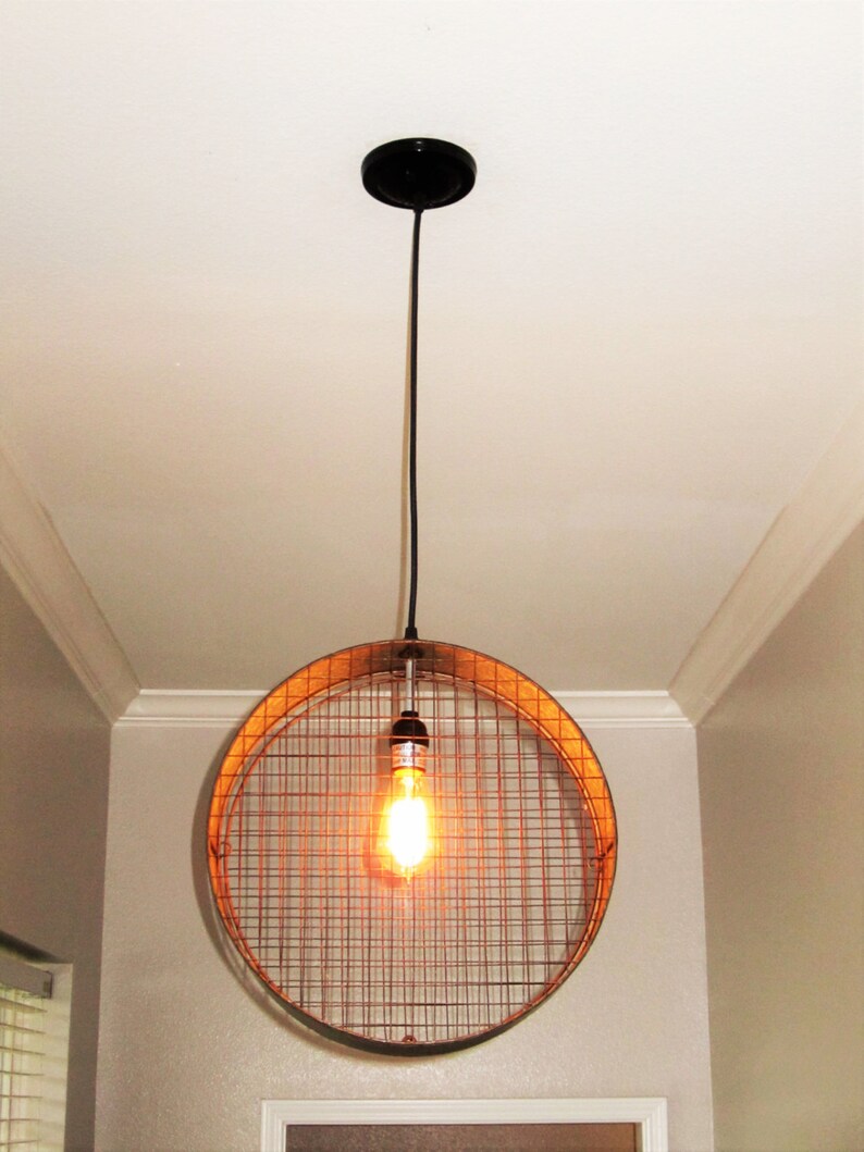 Wire Mesh Pendant Light Lighting Rustic