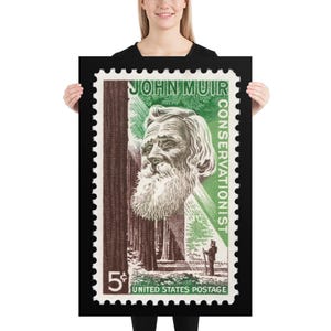 Timbre US n° 1245 - 1964 - 5 cents - John Muir écologiste - Impression poster