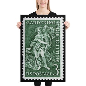 Sello estadounidense n.° 1100 - 1958 - Jardinería - Horticultura - Impresión de póster