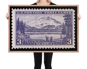 切手37 10 枚パック .. 1937 年の 3 セント アラスカ切手 .. 10 枚の