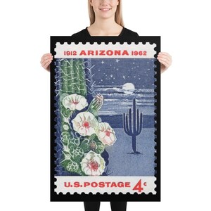 US Stamp #1192 - 1962 4 cent - Arizona Eigenstaatlichkeit - Poster Print