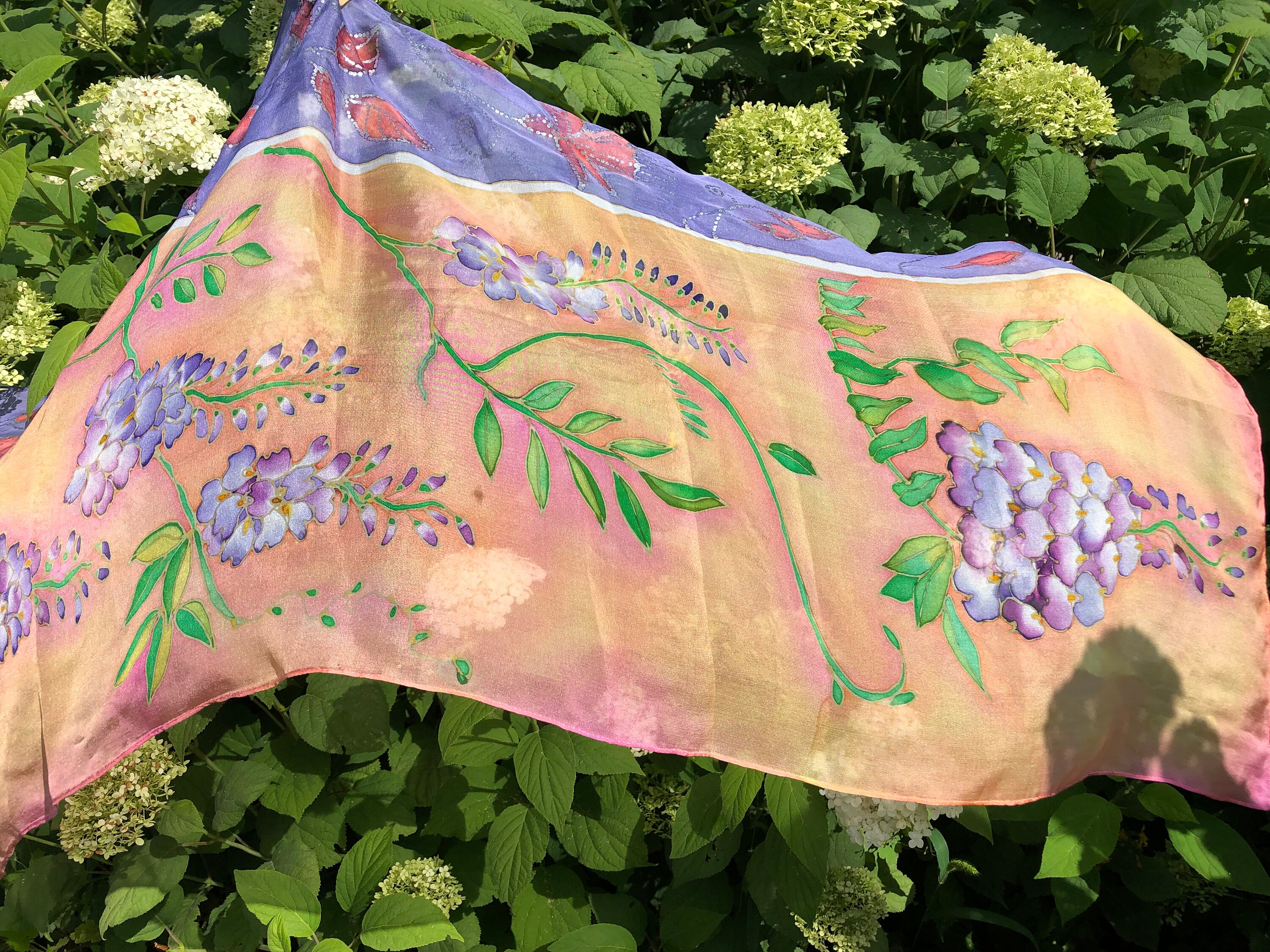 Wisteria Scarf, Lavender