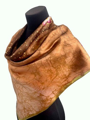 Foulard En Satin Molain 60x60cm - Écharpe Légère Et Polyvalente Pour Femme