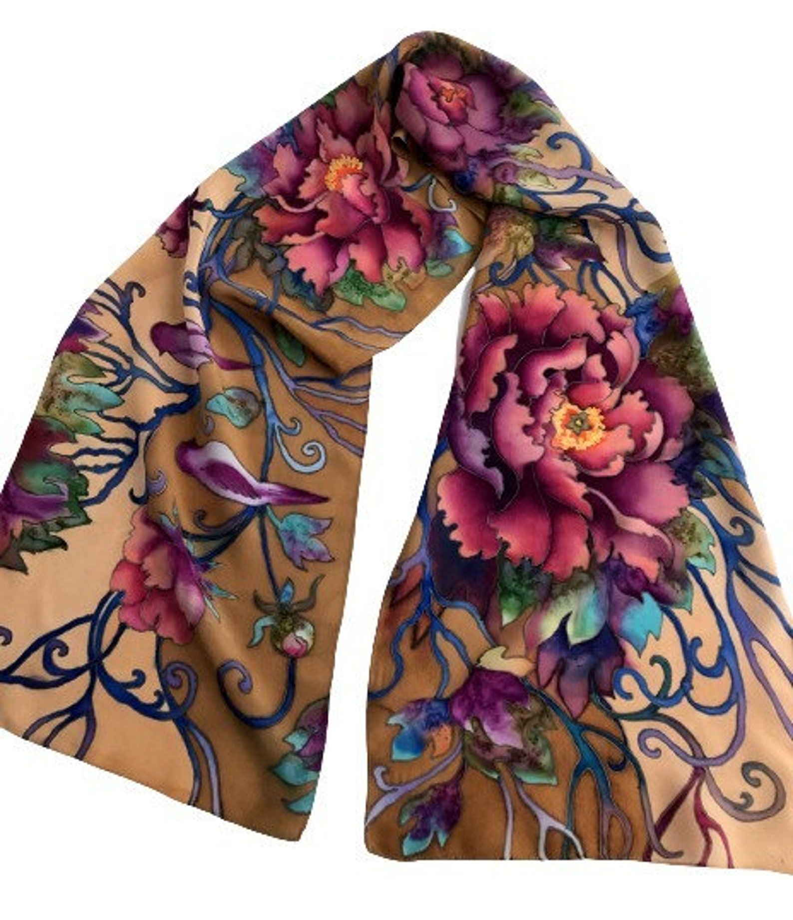 Viola Scarf - Peony