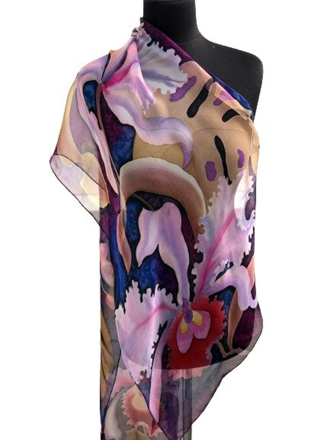 Orchid Burst Scarf