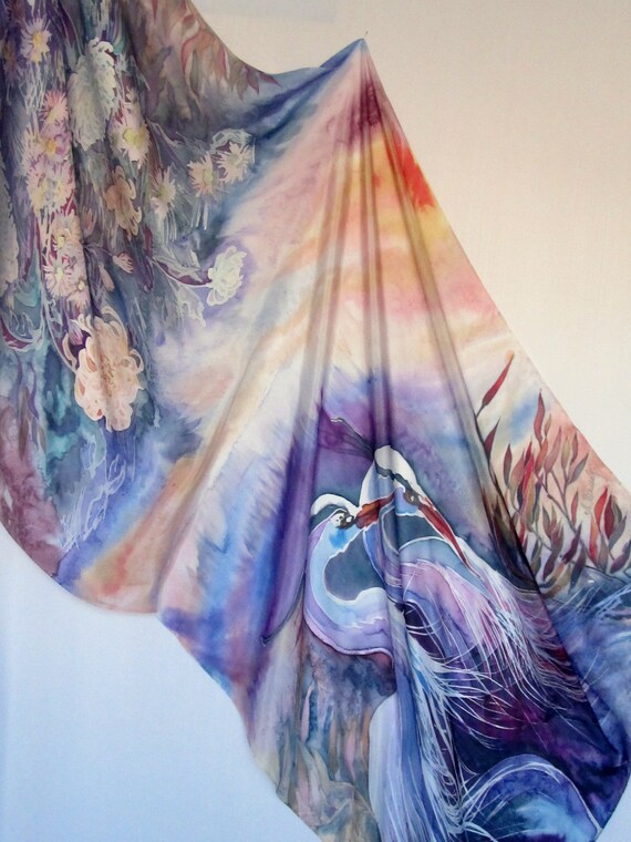 Silk Art Scarf (Vitta Serica Artis)(WindSong Flower) RJSTH@Fabric#5 RJSTHS2026 RJS main image 0