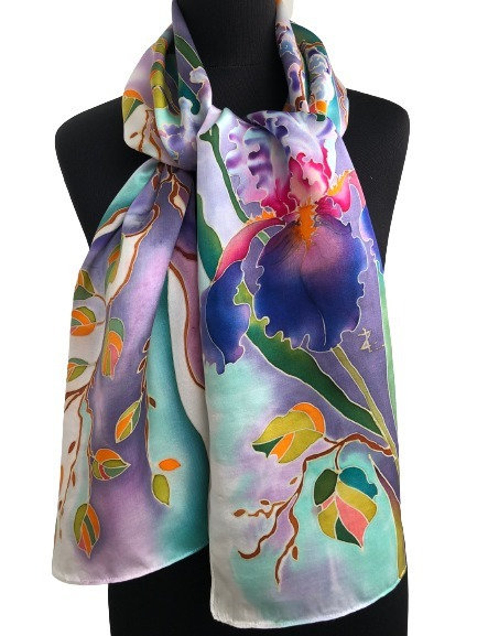 Iris Flower Scarf (Pack of 6) main image 1