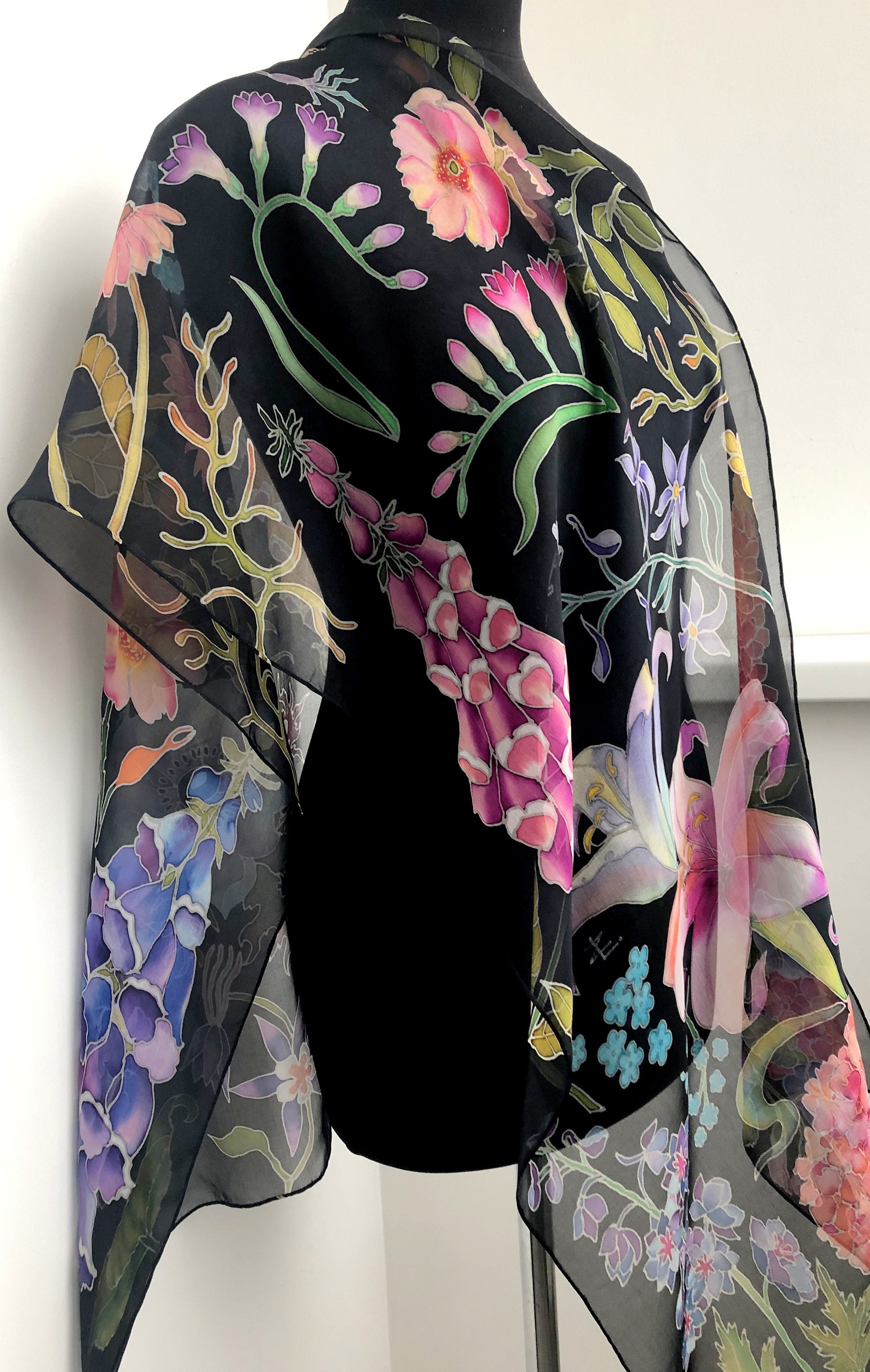 Foulard Pashmina En Mousseline De Soie - 200x70 Cm, Léger, Pour Mariage, Soirée, Déco, Hijab