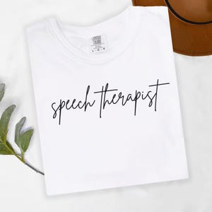 Speech Therapy Shirt for Speech Language Pathologist Tee, SLP Shirt, SLP Gift, Speech Therapist Gift, SLP Appreciation T-Shirt, Comfy Fit