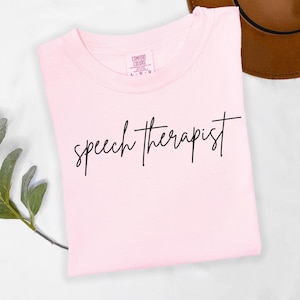 Speech Therapy Shirt for Speech Language Pathologist Tee, SLP Shirt, SLP Gift, Speech Therapist Gift, SLP Appreciation T-Shirt, Comfy Fit