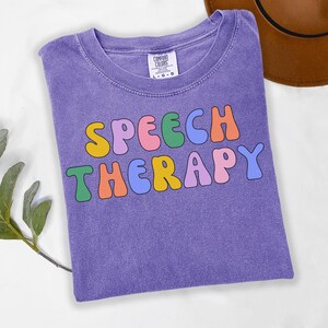Speech Therapy Shirt for Speech Language Pathologist Tee, SLP Shirt, SLP Gift, Speech Therapist Gift, SLP Appreciation T-Shirt, Comfy Fit