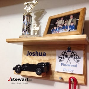 Derby Car, Display Shelf Unit, 1 car Display, Trophy Display - WD25 - Includes Shipping