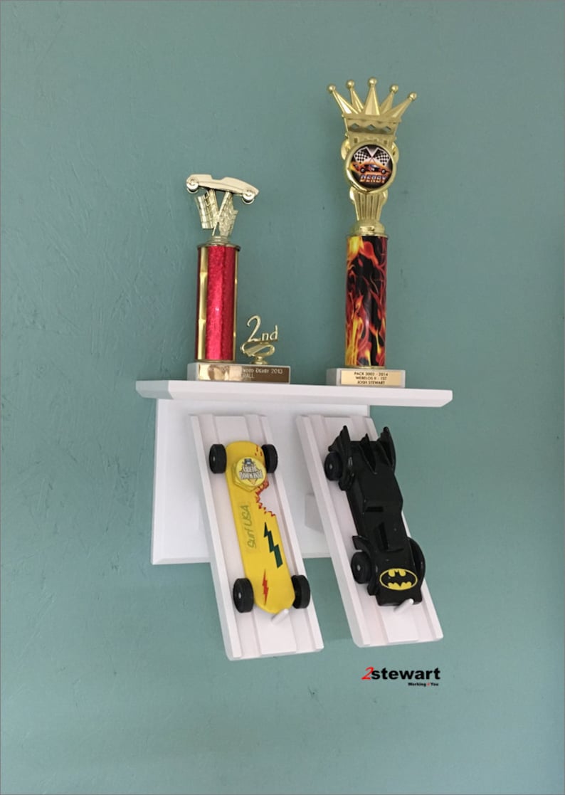 toy car wall shelf