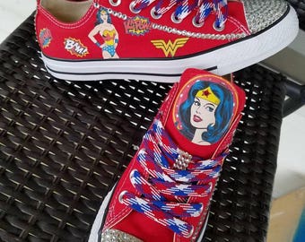 wonder woman converse shoes