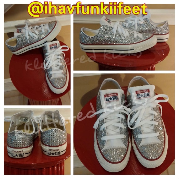 custom rhinestone converse