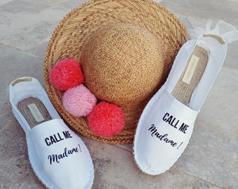 Espadrille,mariage boheme,espadrille femme,accessoire mariage,sandale de mariee,espadrille personnalisee,call me madame