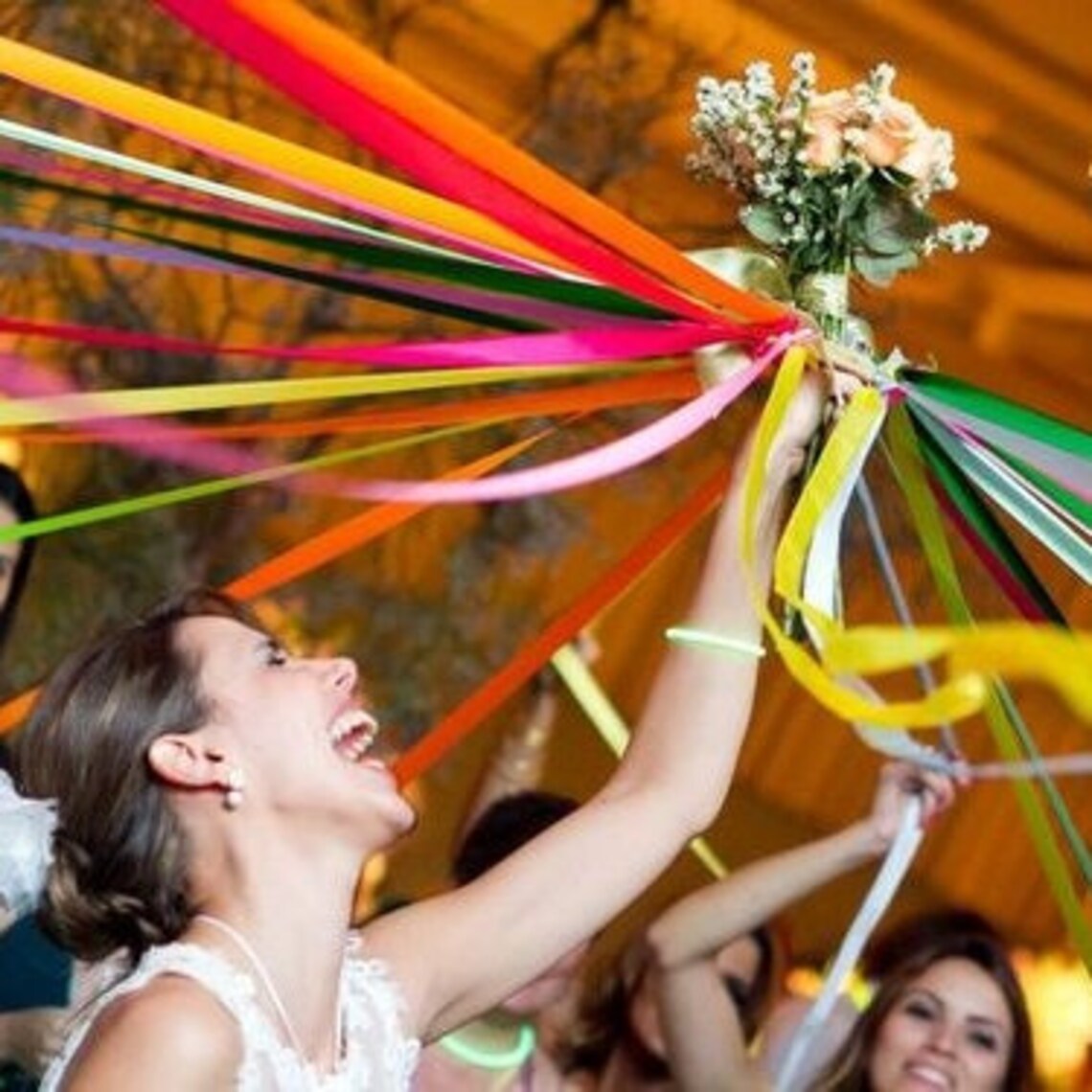 Round Ribbon wedding set of bridal ribbons set from the Etsy