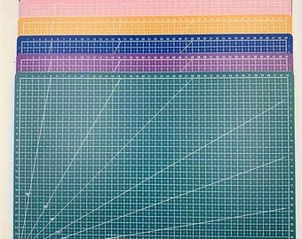 A3 Self Healing Cutting Mat PVC Craft Cutting Pad Double Sided Leather Carving Board