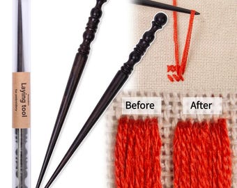 African Blackwood Embroidery Laying Tool Cross Stitch Thread Organizer Seam Ripper Sewing Tool