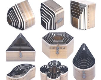 Leren stansset, 7 holle stansvormen van 20-50 mm, doe-het-zelfleergereedschap