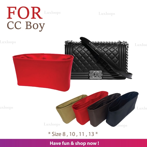 Free Shipping !!! Chanel bag insert / Chanel Boy 8", 10", 11"/Bag insert for Chanel