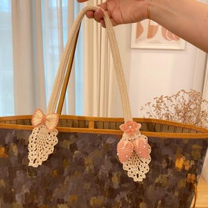 Crochet handle cover for Neverfull MM, GM. Bag handle protector. Crochet handle cover. Free shipping!!!