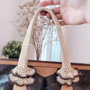 Free shipping!!!  Crochet handle cover for Palermo pm. Bag handle protector.