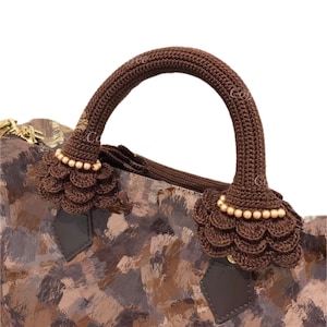 Crochet bag handle cover For Speedy, Alma, Alma BB. Crochet bag handle. Handmade bag handle cover. Bag handle protector.