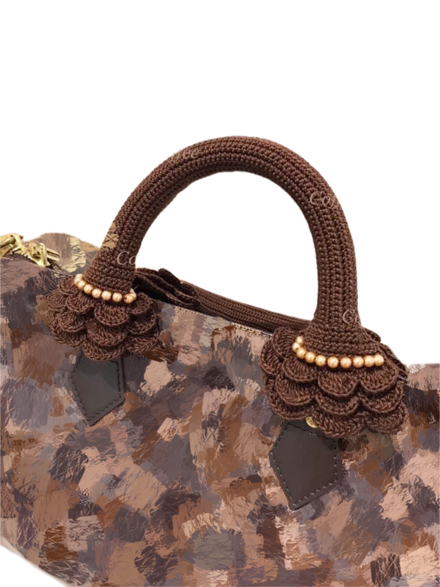 Handle Cover Crochet Louis Vuitton Neverfull MM GM Handmade Handbag  Accessories