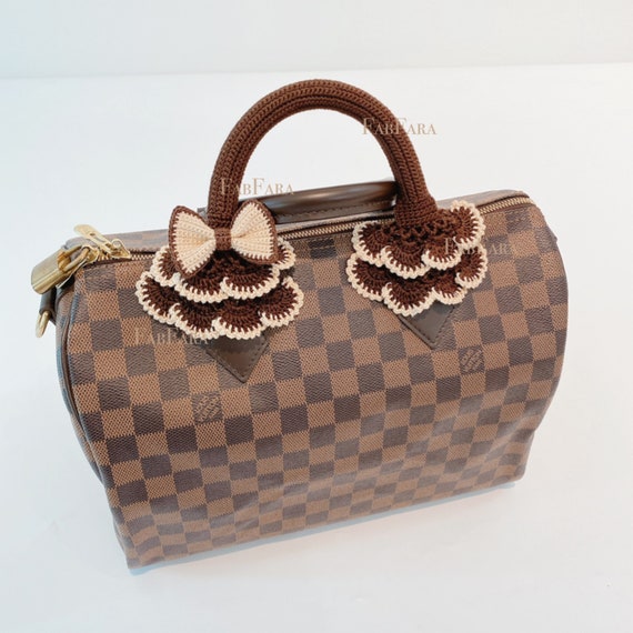 Louis Vuitton, Bags, Louis Vuitton Neverfull Mm Crochet Strap Covers