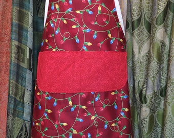 Apron *Christmas lights*