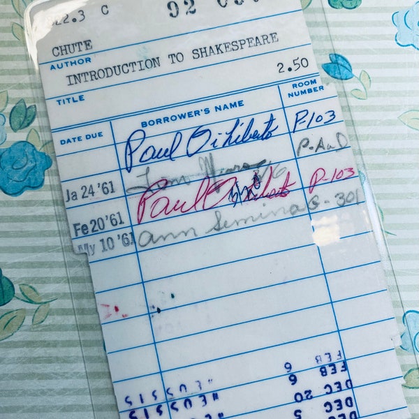 Library Due Date - Etsy
