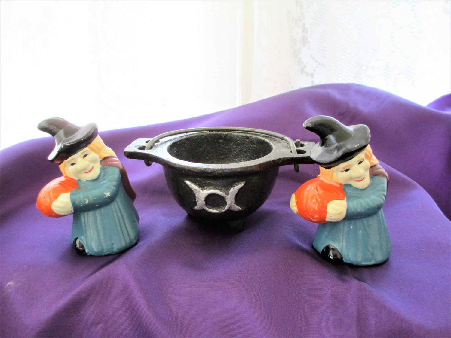 Vintage Kitchen Witch Figurines Set of 2 Comes Gift Boxed | Etsy