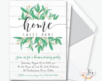 housewarming invites etsy housewarming invites