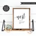 Nest Print Printable Wall Art Our Nest Sign Farmhouse | Etsy