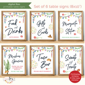 Taco &#39;bout a baby, Baby Shower, Set of table signs for food, favors and more, Fiesta shower, INSTANT DOWNLOAD printable files