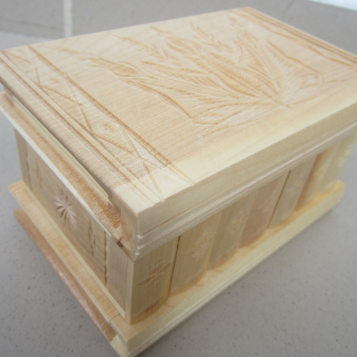 Original Wooden Secret Puzzle Jewellery Box With Hidden Etsy