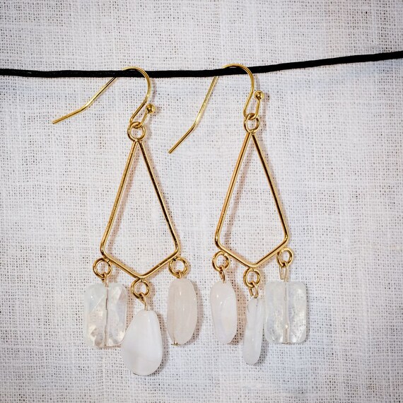 Beaded cheap chandelier earrings