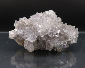 Clear Fluorite - Emilio Mine, Asturias, Spain - Cabinet Mineral Specimen