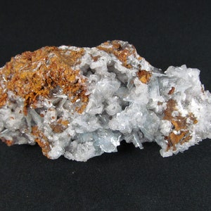 Blue Barite  Ouichane Mines, Morocco Small Cabinet Mineral Specimen