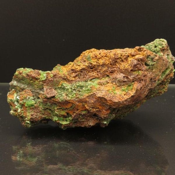 Cuprian Austinite - Ojuela Mine, Mapimi, Mexico - Small Cabinet Mineral Specimen