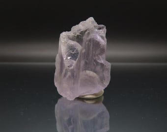 Purple Kunzite Crystal - Kunar Valley, Afghanistan - Miniature Mineral Specimen
