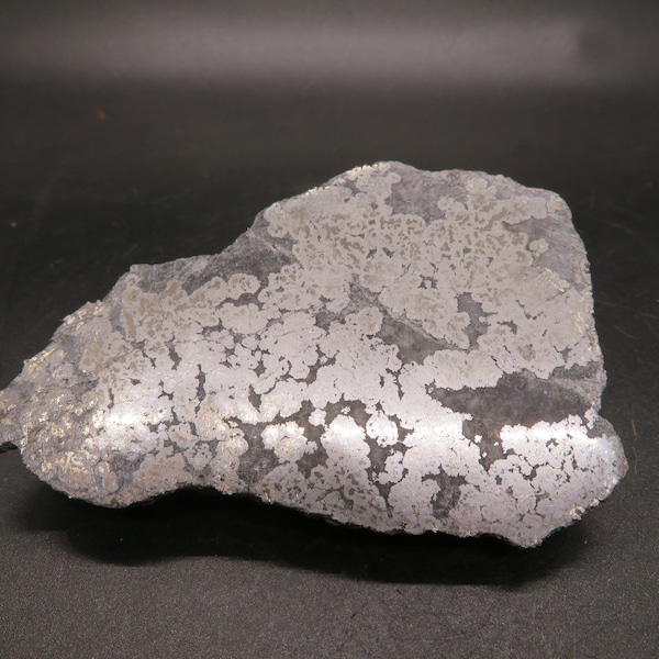 Native Silver polished slab - Cobalt Area, Ontario, Canada - Miniature Mineral Specimen