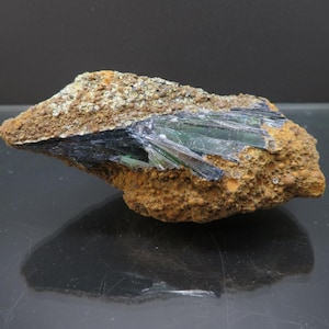 Vivianite and Siderite - Brazil - Miniature Mineral Specimen