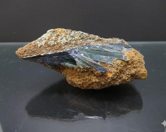 Vivianite and Siderite - Brazil - Miniature Mineral Specimen