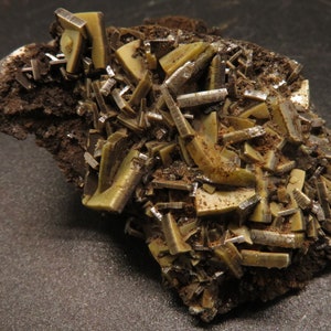 Bi-Color Wulfenite - Mexico - Miniature Mineral Specimen