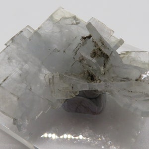 Blue Barite - Ouichane Mines, Beni Bour Ifreur Nador, Morocco - Miniature Mineral Specimen